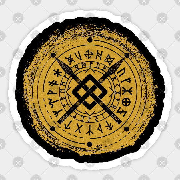 Gungnir - The Spear of Odin | Norse Pagan Symbol Sticker by CelestialStudio